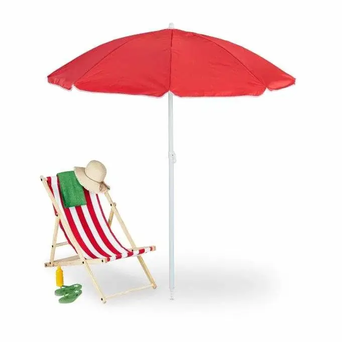 Rød parasol 160 cm - Nyligen lanserat