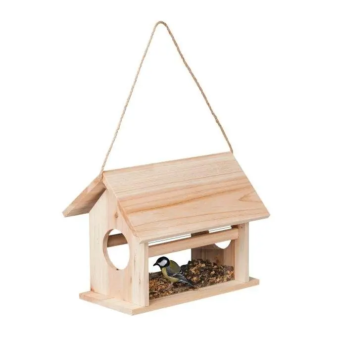 Sista chansen - Wooden bird feeder