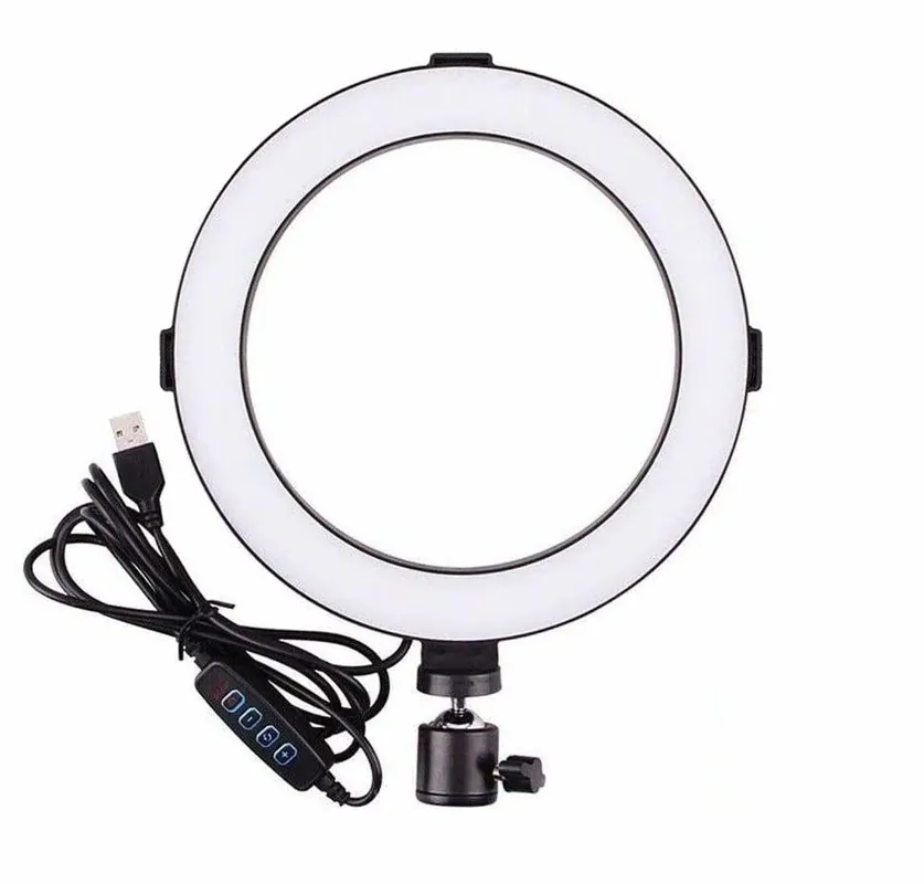 Selfie-lampe / Ring light (20 cm) - Kanonpris