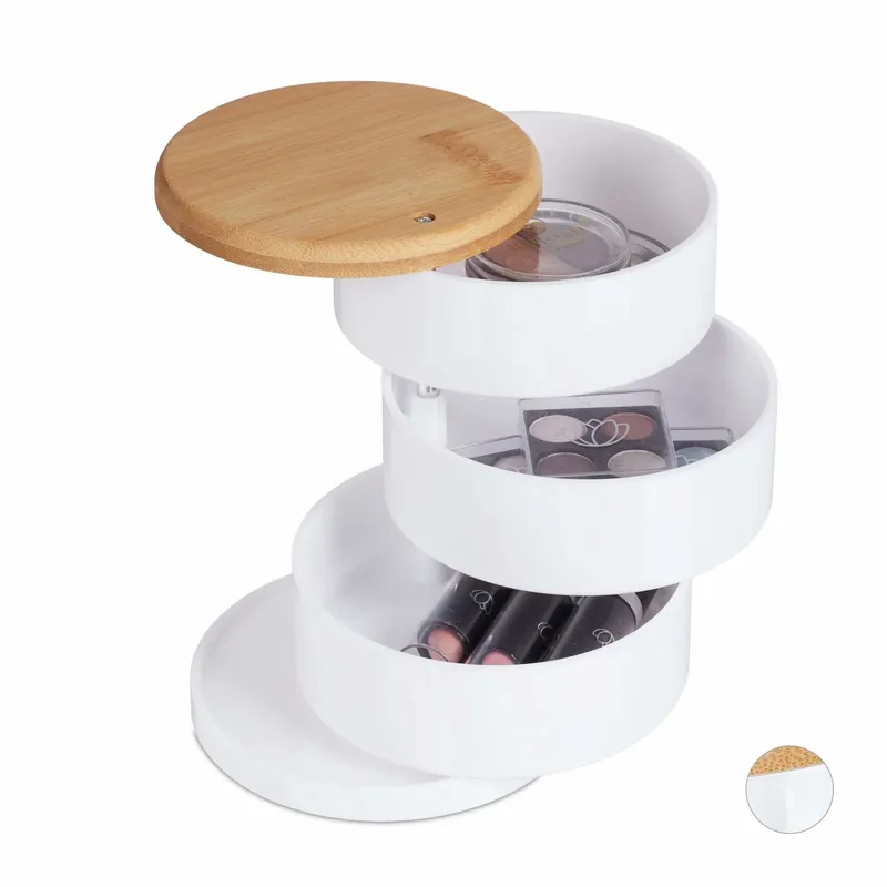 Nytt i sortimentet - Makeup storage with 3 compartments