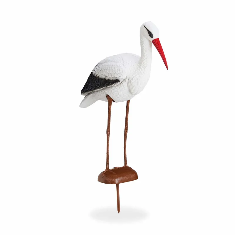 Havefigur stork - Precis lanserat