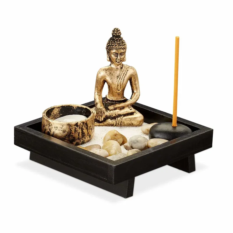 Slutrea | Zen garden with Buddha
