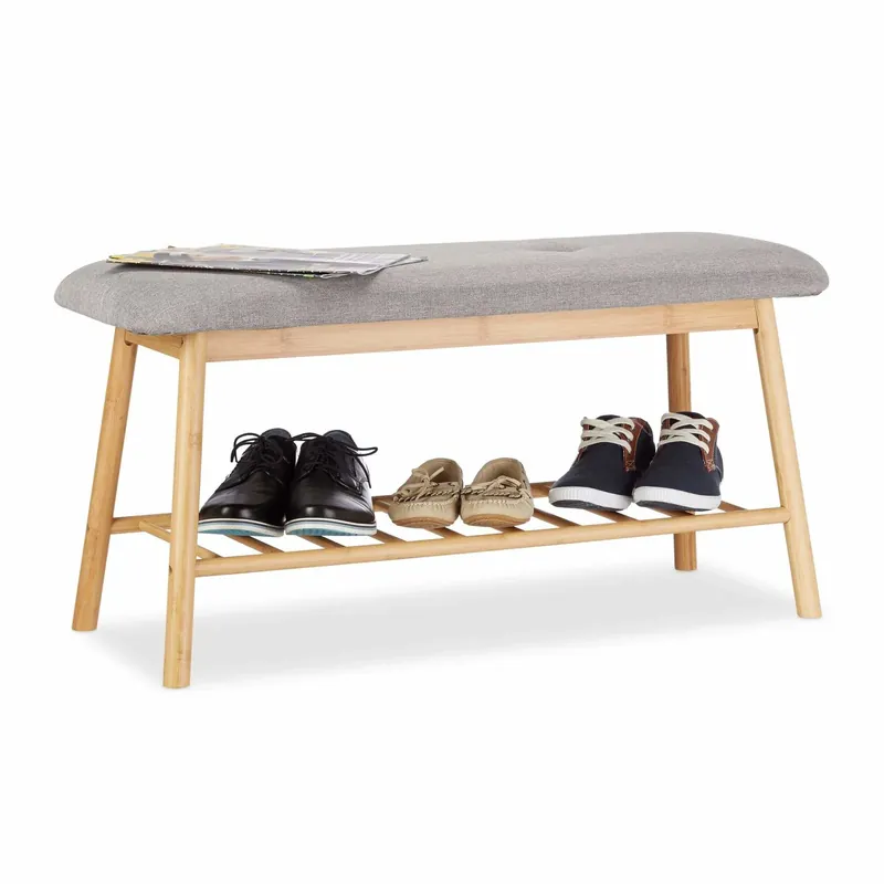 Bamboo shoe bench | Superpris