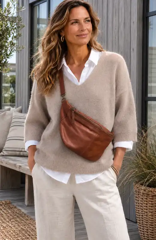Extra rabatt - Bumbag Selina walnut