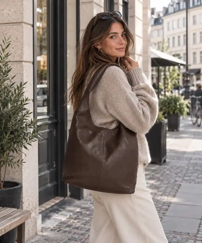 Skaffa nu | Shopper Golden Chic - Coffee
