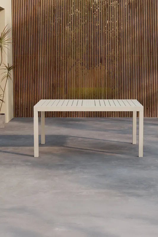 Table à manger rectangulaire Capo , Beige | Bra pris just nu