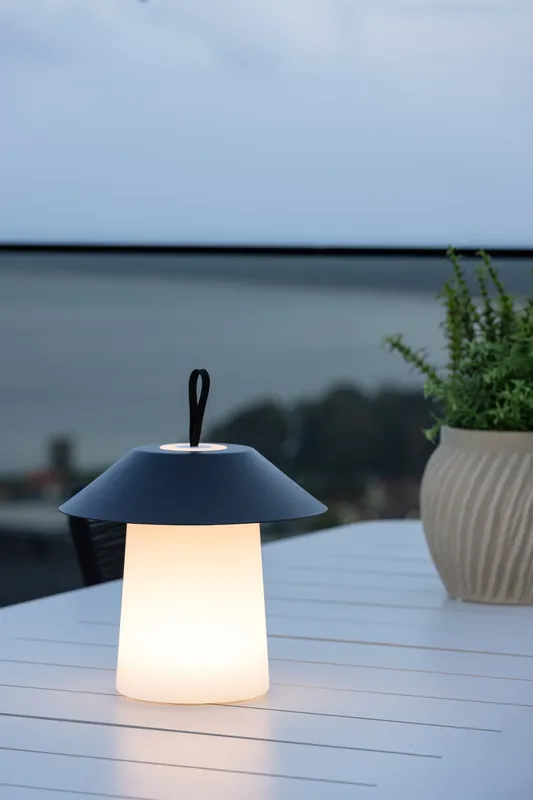Rubu Bordlampe , Sort/Hvid | Kampanj